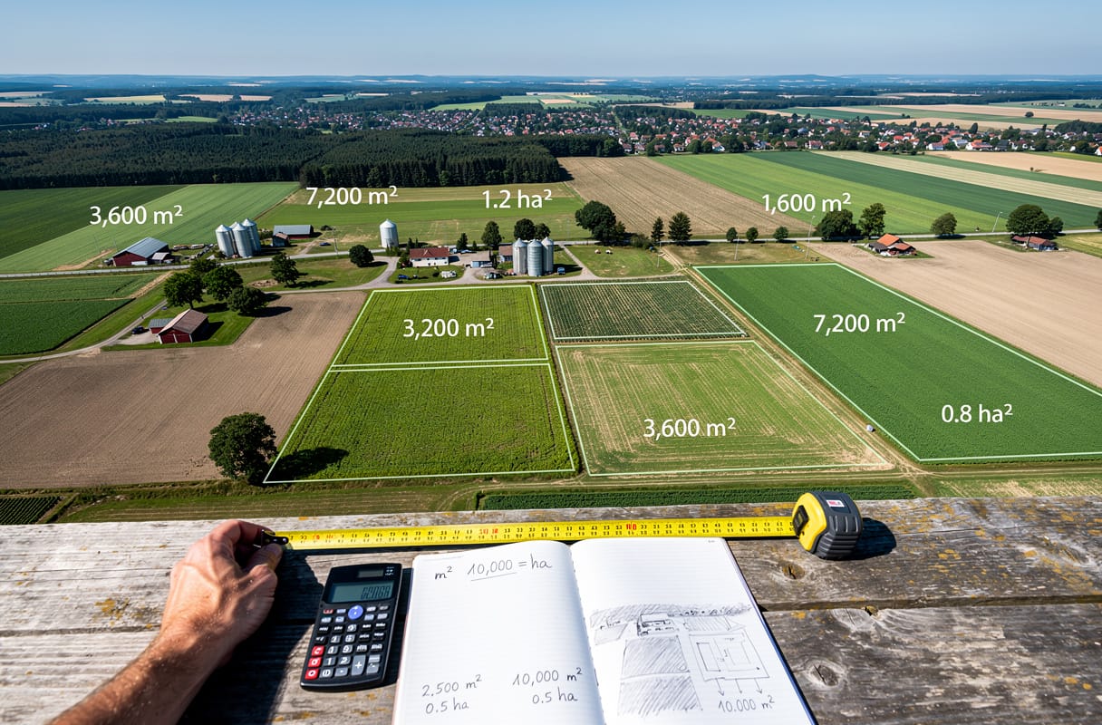 Comment convertir facilement vos mètres carrés en hectares est une question essentielle dans l'immobilier, l'agriculture et l'aménagement du territoire. Grâce à la formule simple qui consiste à diviser le nombre de mètres carrés par 10 000, cette conversion de surface devient rapide, précise et incontournable pour comparer, évaluer et planifier des terrains de toutes tailles.