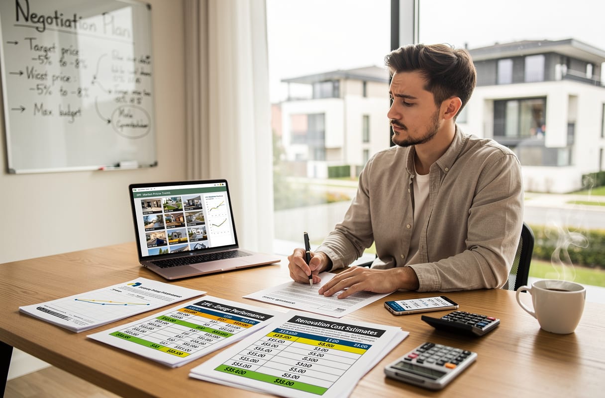 La négociation d’un bien immobilier lors d’une transaction peut généralement atteindre une marge située entre 4 % et 15 % du prix affiché, selon plusieurs facteurs clés comme l’état du bien, son DPE, la localisation et l’ancienneté de l’annonce. Cette fourchette permet aux acheteurs de viser une réduction réaliste en s’appuyant sur des diagnostics et devis précis pour renforcer leur offre.