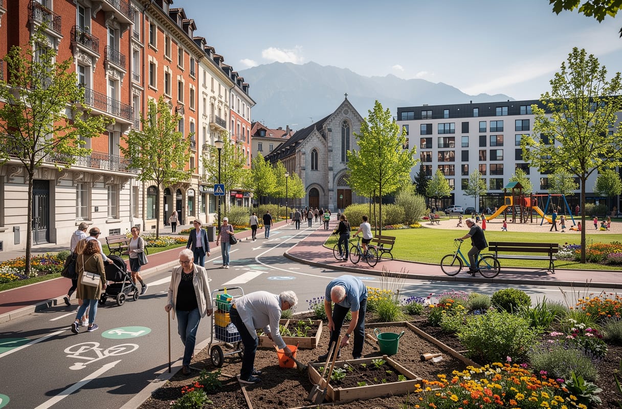 Le quartier des Eaux Claires à Grenoble, véritable carrefour entre patrimoine industriel et modernité, séduit familles, investisseurs et jeunes actifs grâce à ses espaces verts, infrastructures de transport performantes et vie locale dynamique, incarnant une philosophie du vivre ensemble qui fait sa force et forge son identité propre.
